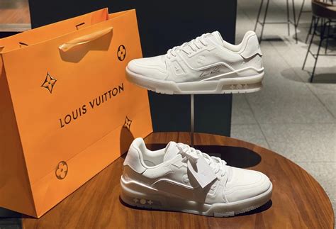 louis vuitton white loafer shoes|white lv shoes since 1854.